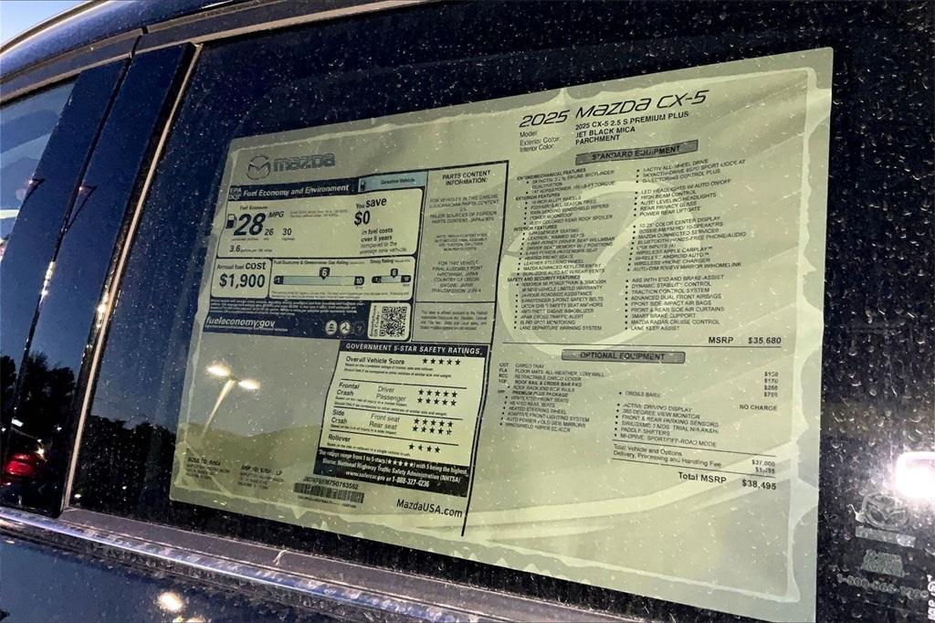 new 2025 Mazda CX-5 car, priced at $34,839