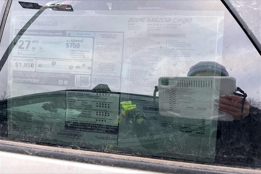 new 2026 Mazda CX-30 car, priced at $29,630