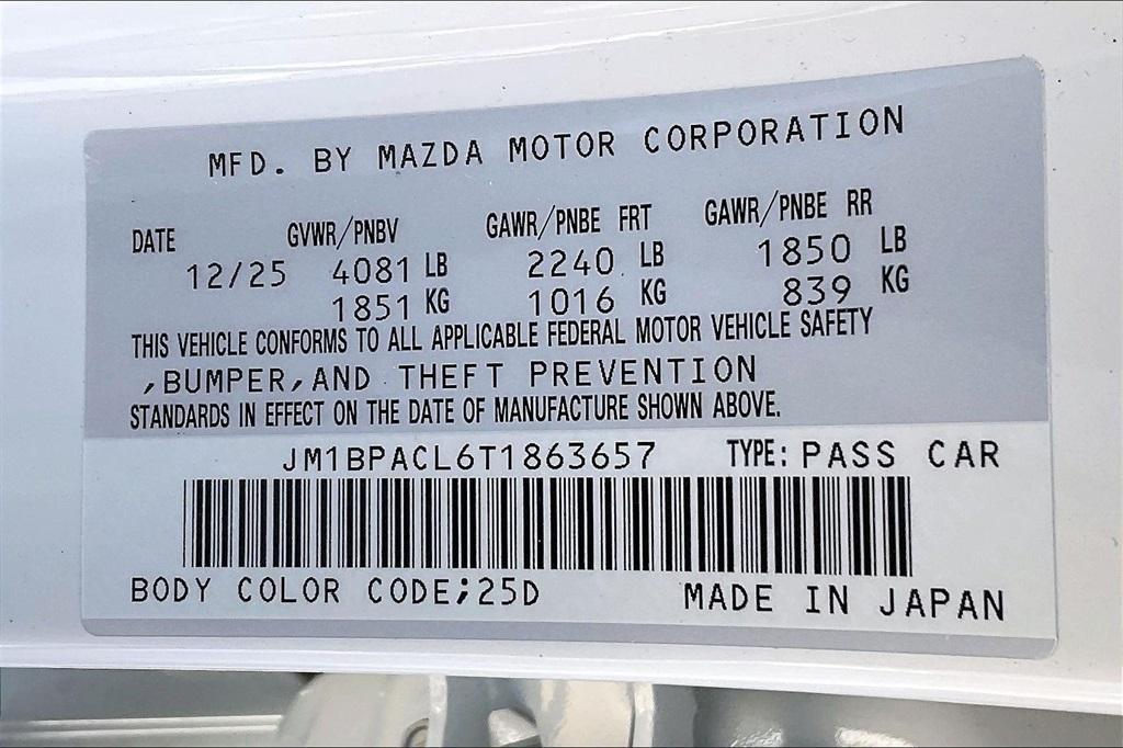 new 2026 Mazda Mazda3 car, priced at $26,912