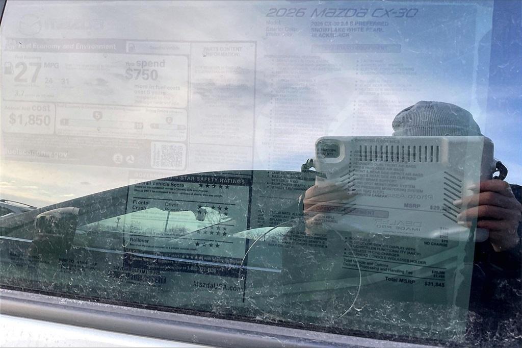 new 2026 Mazda CX-30 car, priced at $28,952