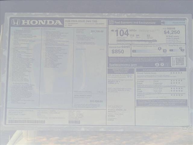 new 2026 Honda Prologue car, priced at $50,118