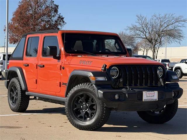 used 2020 Jeep Wrangler Unlimited car, priced at $18,557