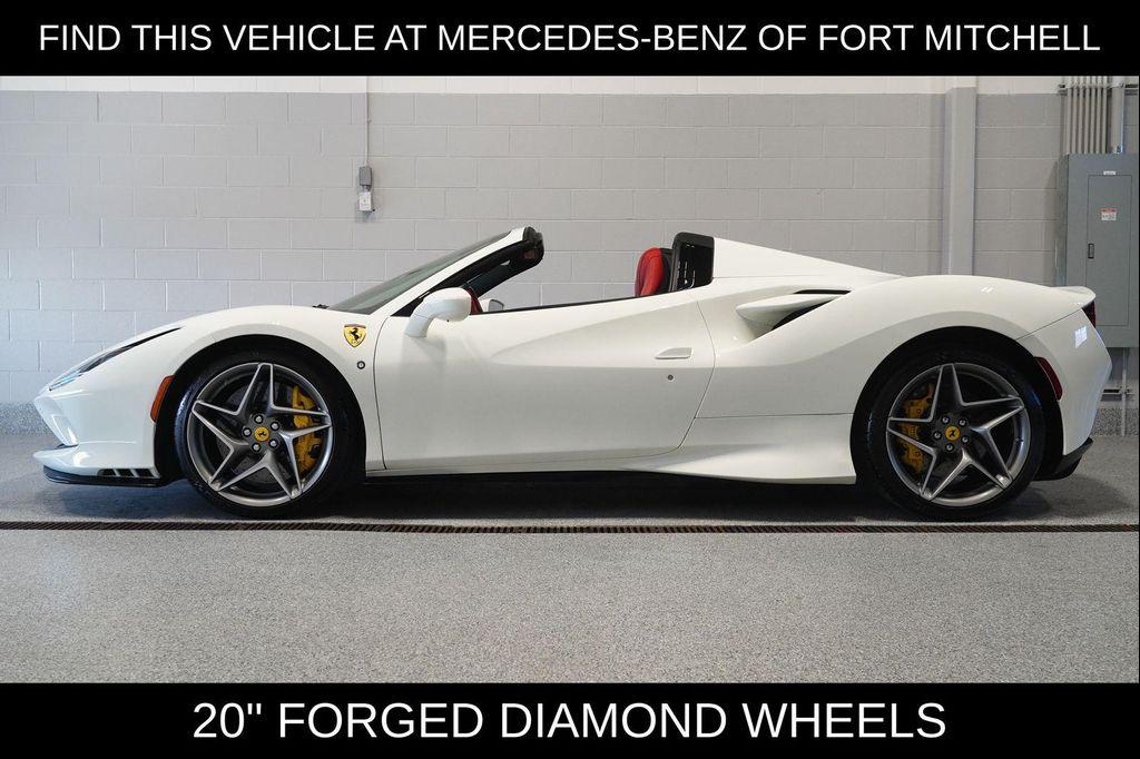 used 2021 Ferrari F8 Spider car, priced at $335,326