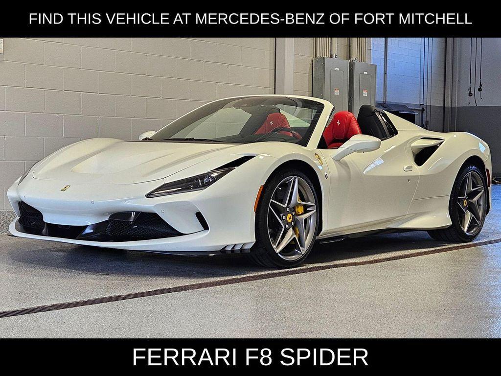 used 2021 Ferrari F8 Spider car, priced at $335,326