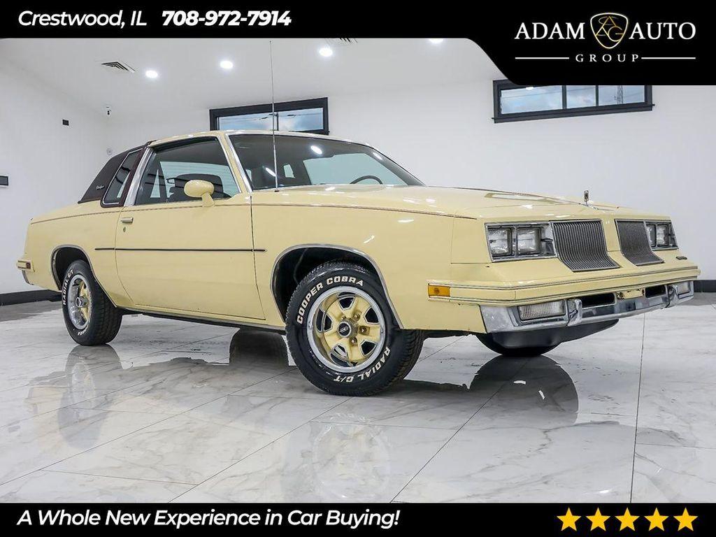 1986 Yellow Oldsmobile Cutlass