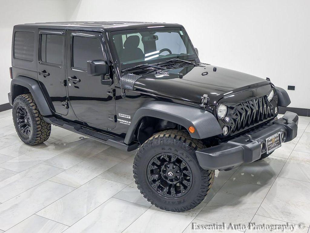 used 2015 Jeep Wrangler Unlimited car, priced at $16,995