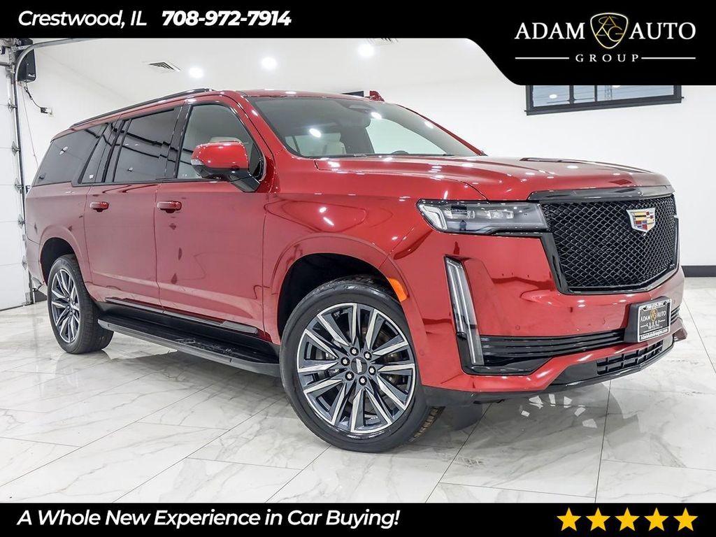 used 2021 Cadillac Escalade ESV car, priced at $54,495