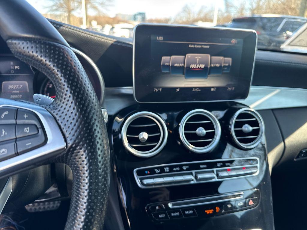 used 2017 Mercedes-Benz C-Class car, priced at $19,209