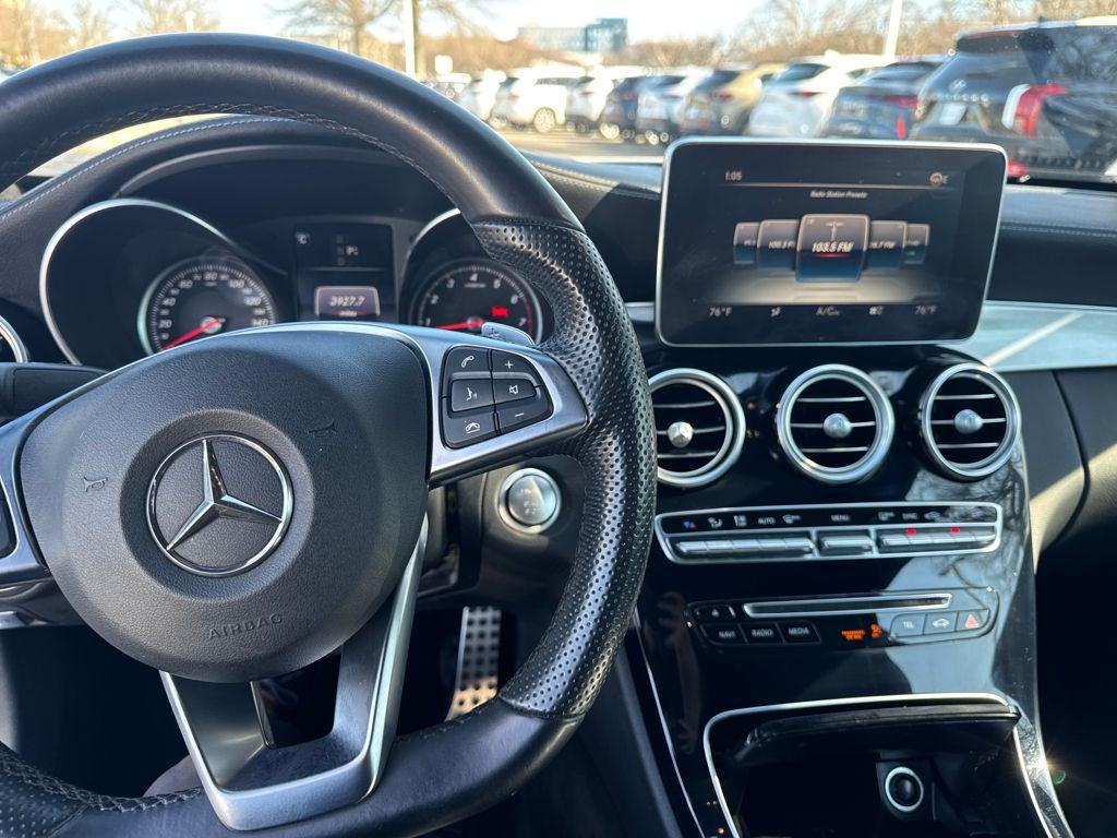 used 2017 Mercedes-Benz C-Class car, priced at $19,209