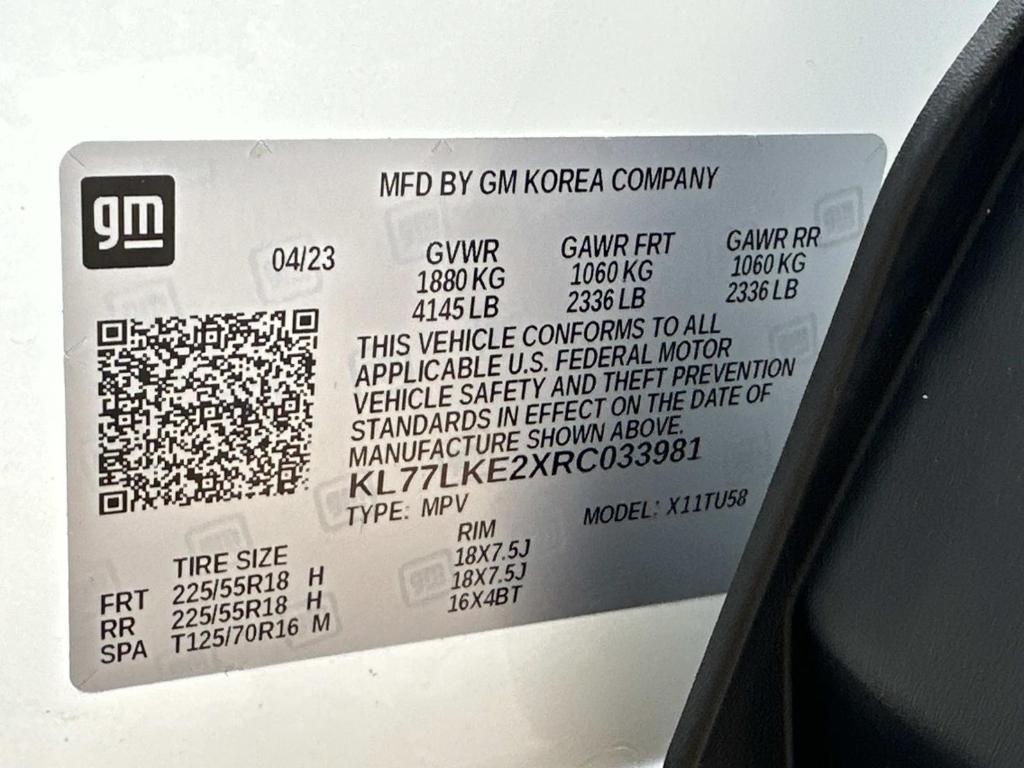 used 2024 Chevrolet Trax car, priced at $21,996