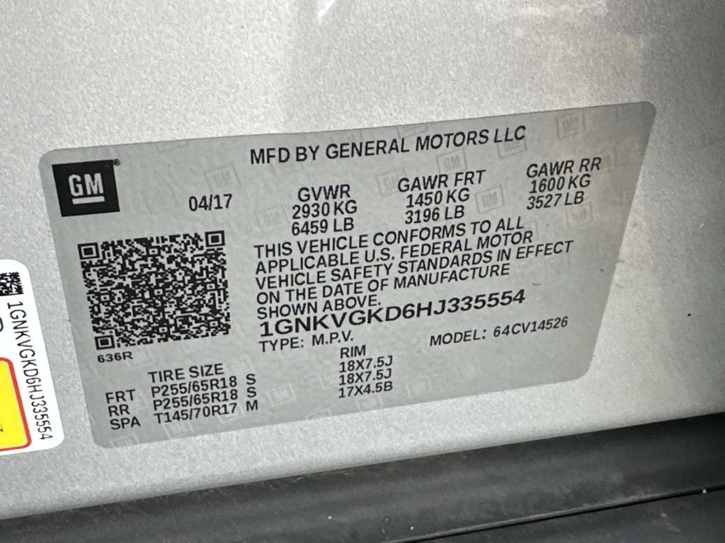 used 2017 Chevrolet Traverse car, priced at $12,996