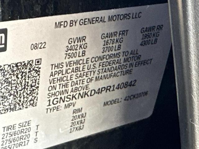 used 2023 Chevrolet Tahoe car, priced at $46,500