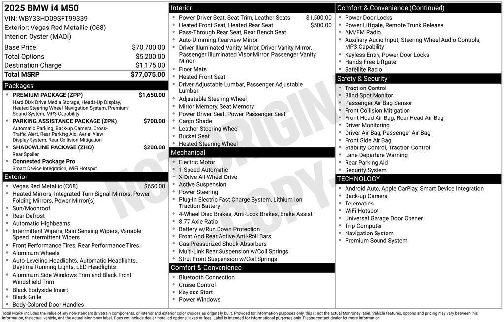 used 2025 BMW i4 Gran Coupe car, priced at $52,249