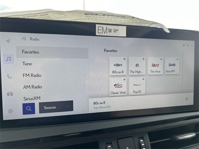 new 2025 Lexus ES 350 car, priced at $52,514