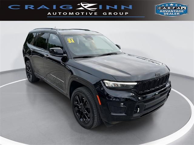 used 2021 Jeep Grand Cherokee L car, priced at $27,298