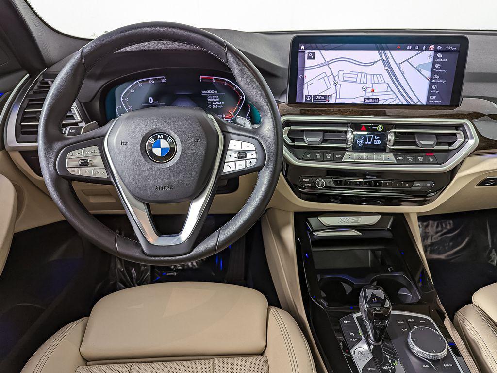 used 2022 BMW X3 car, priced at $32,500