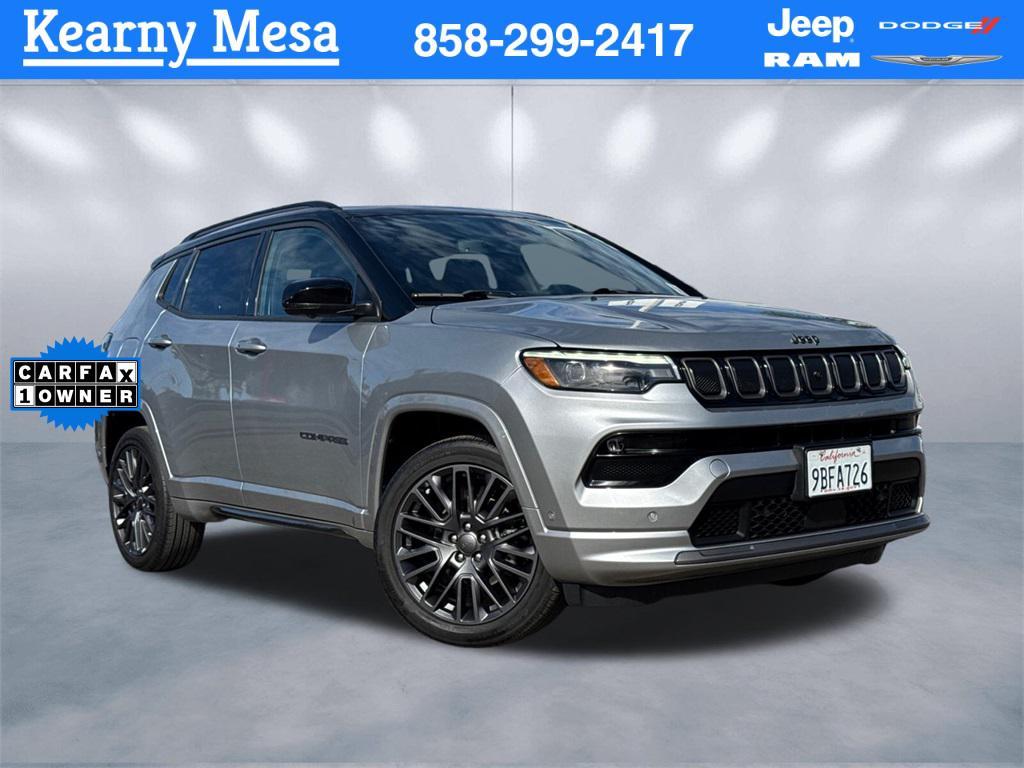 used 2022 Jeep Compass car, priced at $23,444