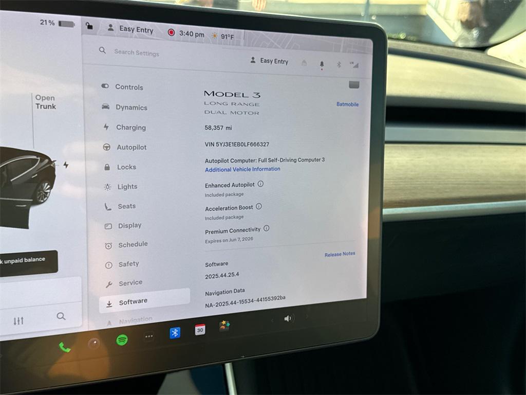used 2020 Tesla Model 3 car, priced at $23,777