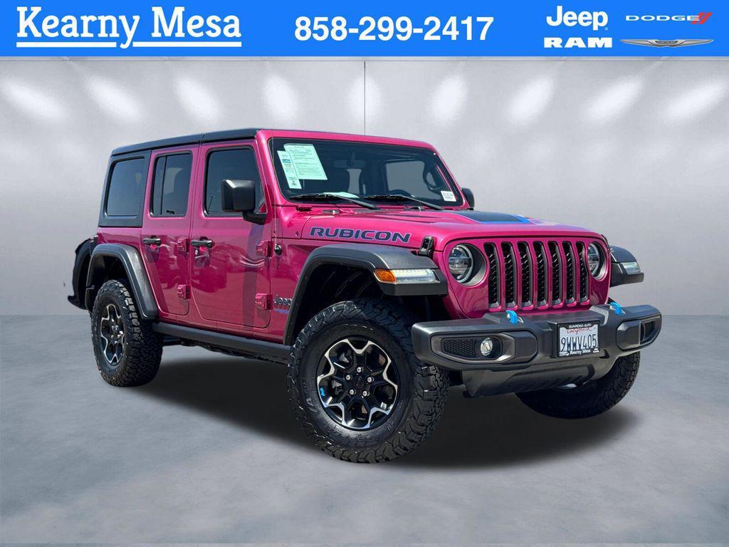 used 2022 Jeep Wrangler Unlimited 4xe car, priced at $32,777