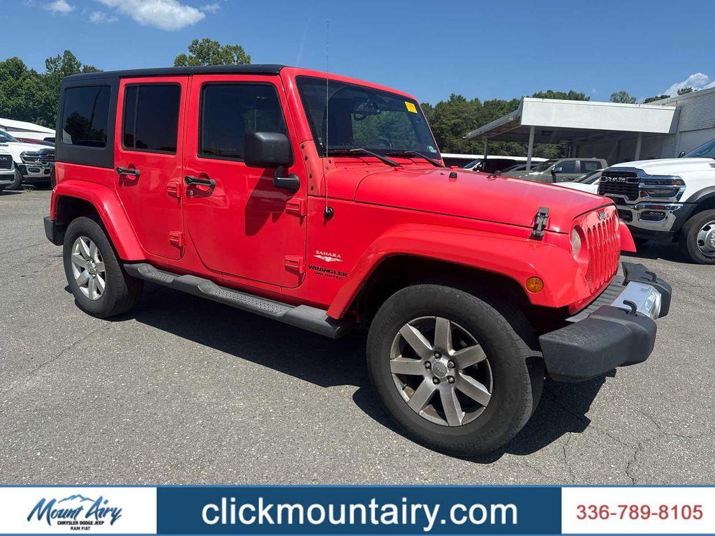 used 2013 Jeep Wrangler Unlimited car, priced at $15,798