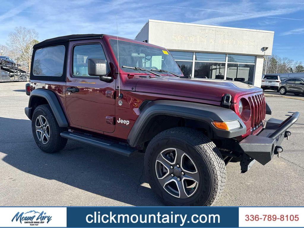 used 2021 Jeep Wrangler car, priced at $27,899