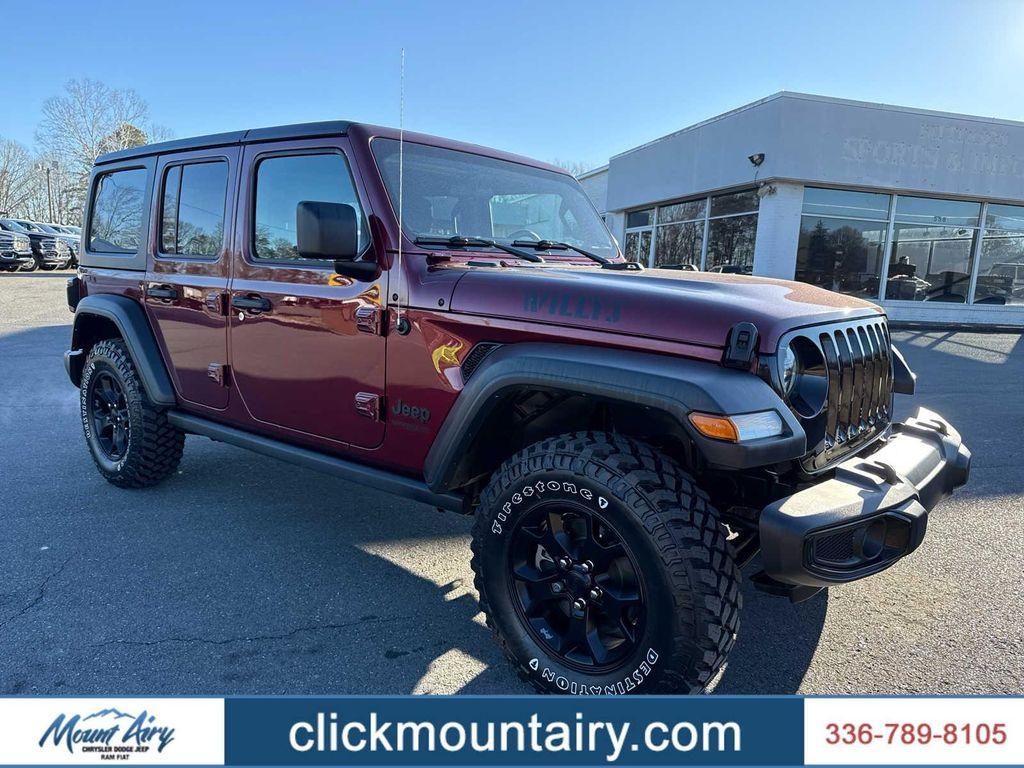 used 2021 Jeep Wrangler car, priced at $30,397