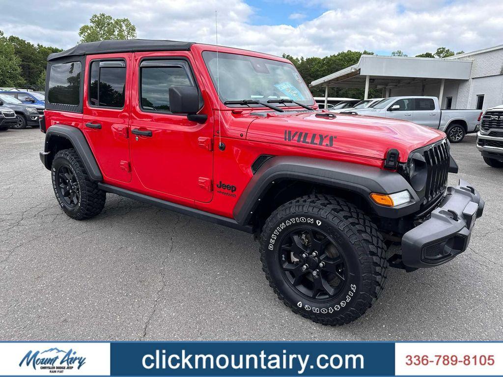 used 2022 Jeep Wrangler car, priced at $31,396