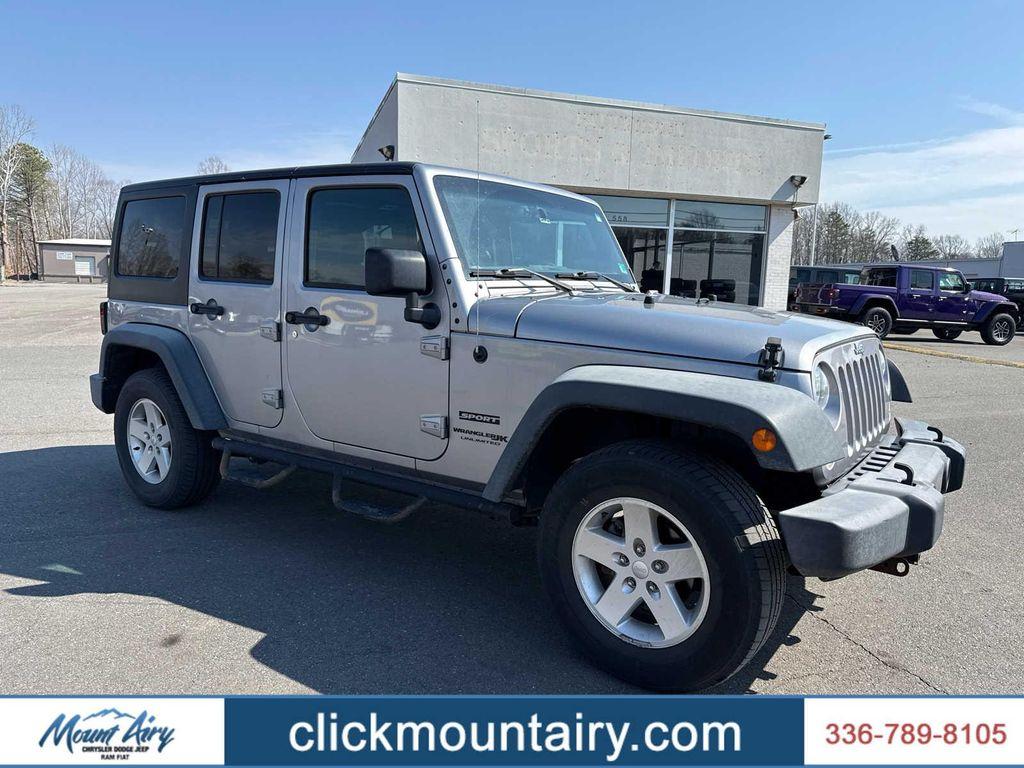 used 2018 Jeep Wrangler JK Unlimited car, priced at $19,699