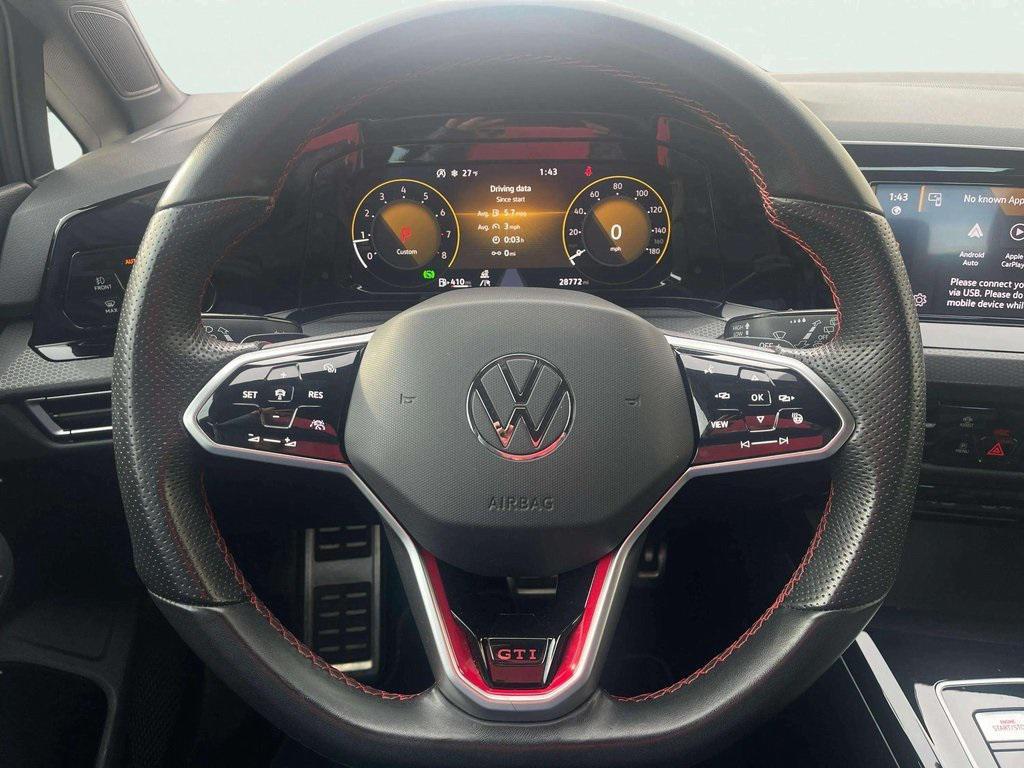 used 2024 Volkswagen Golf GTI car, priced at $27,738