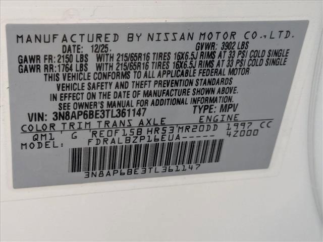 new 2026 Nissan Kicks car, priced at $23,962