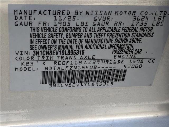 new 2025 Nissan Versa car, priced at $21,591