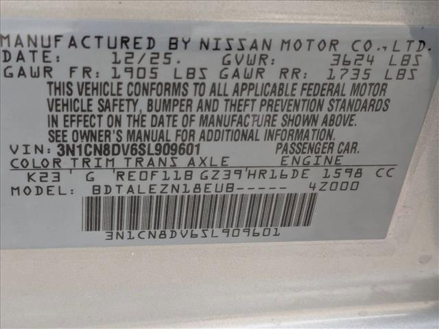 new 2025 Nissan Versa car, priced at $20,017