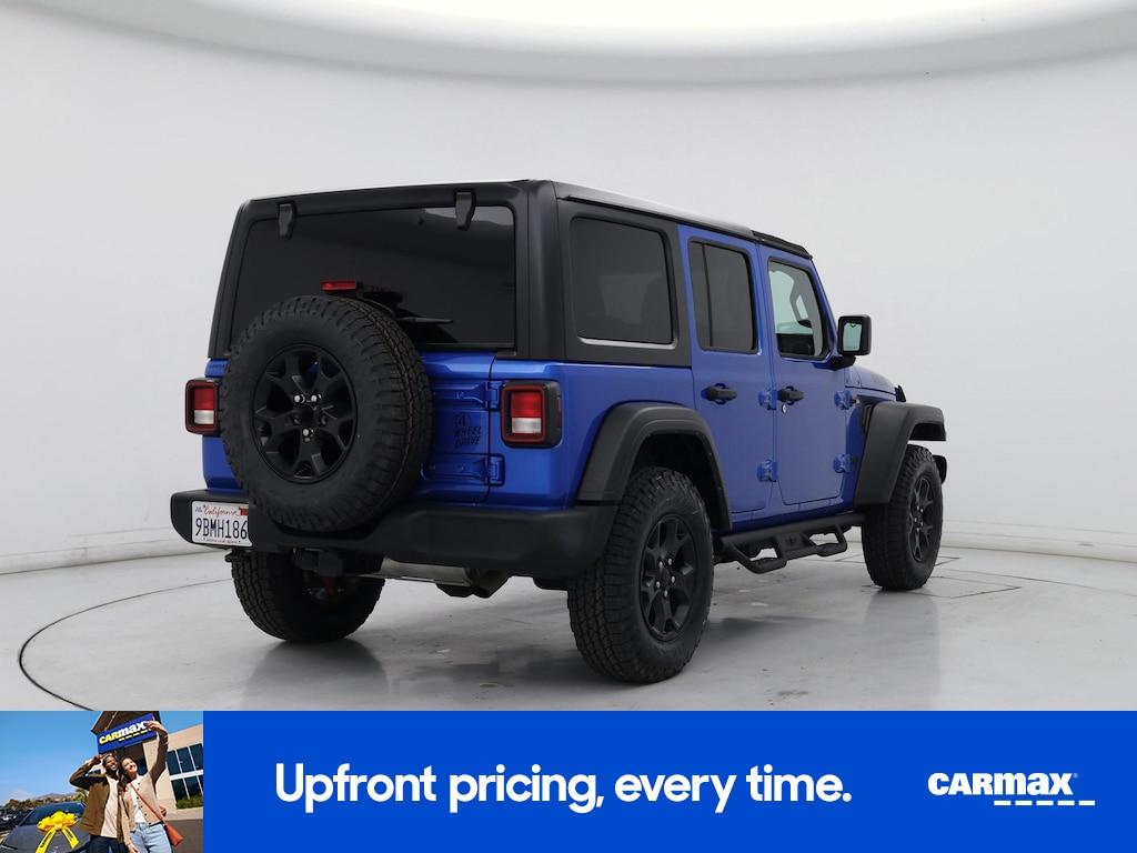 used 2021 Jeep Wrangler car, priced at $30,998