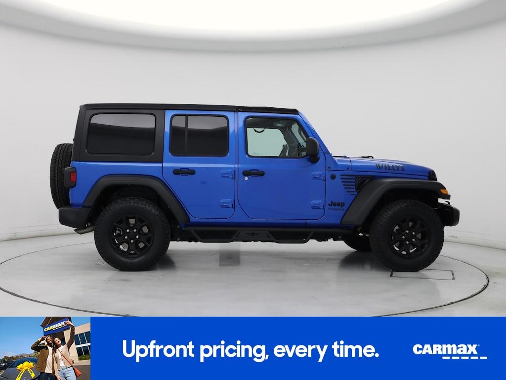 used 2021 Jeep Wrangler car, priced at $30,998