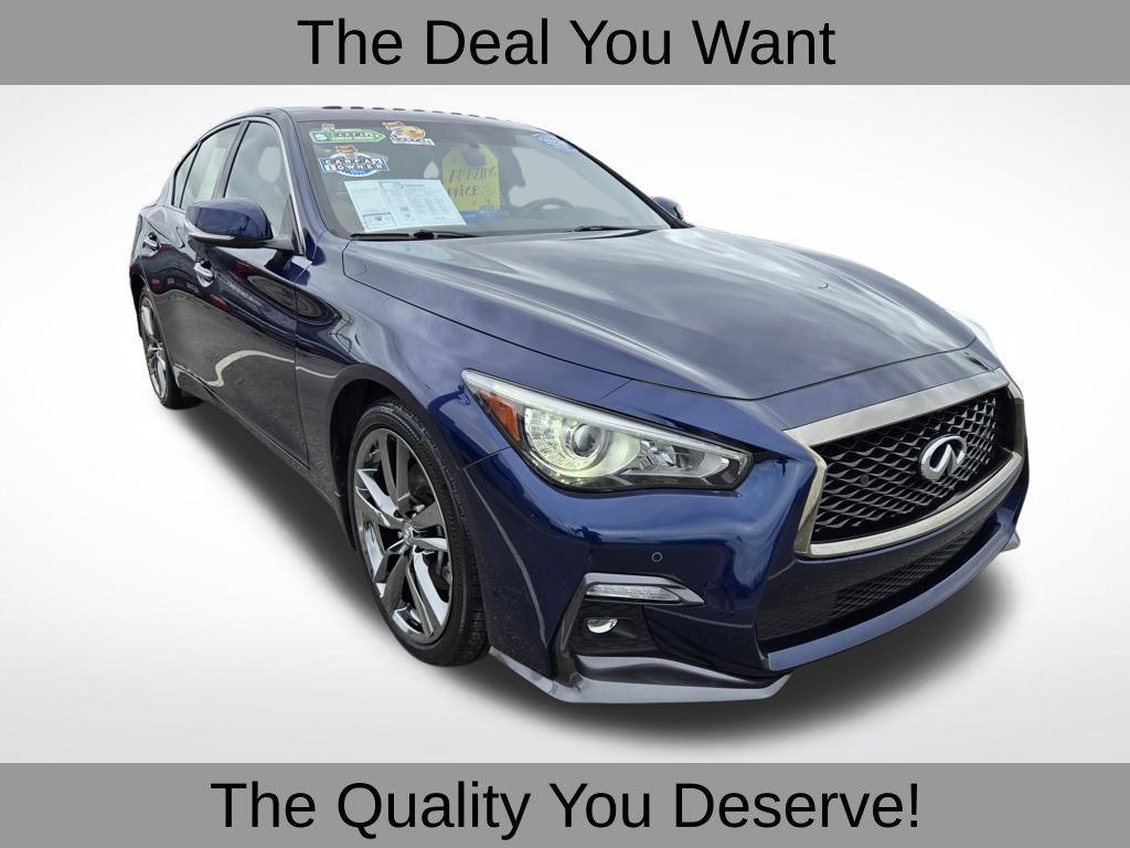 used 2021 INFINITI Q50 car, priced at $27,967