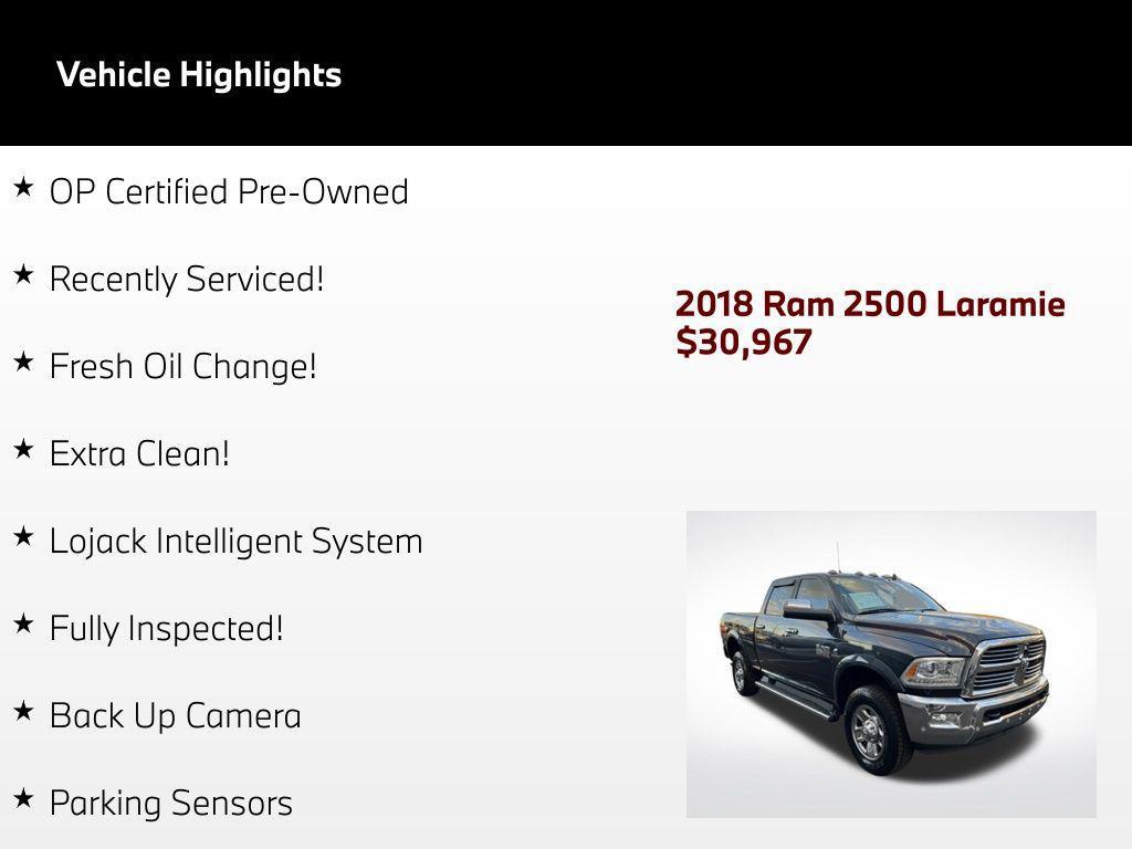 used 2018 Ram 2500 car, priced at $30,967