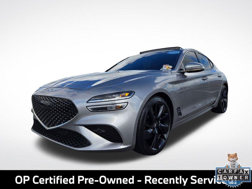 used 2023 Genesis G70 car, priced at $30,390