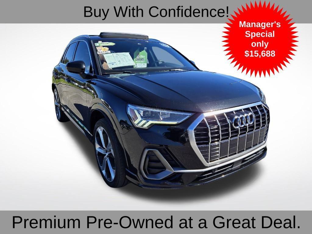 used 2020 Audi Q3 car, priced at $15,688