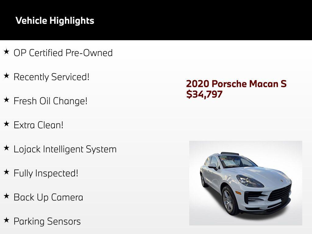 used 2020 Porsche Macan car, priced at $34,797