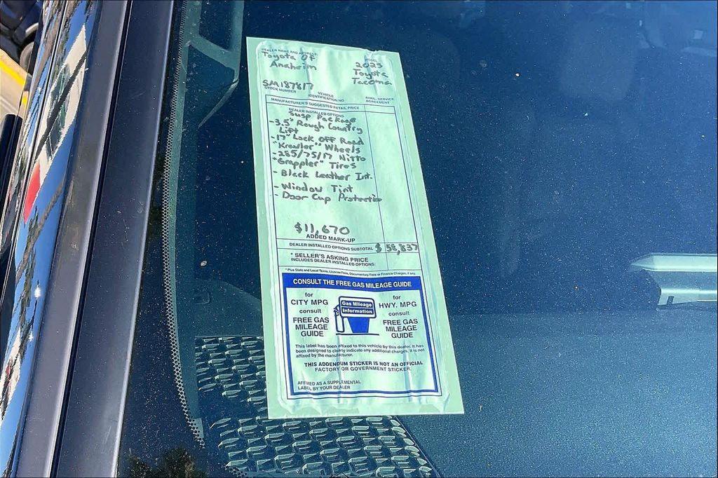 new 2025 Toyota Tacoma car, priced at $58,837