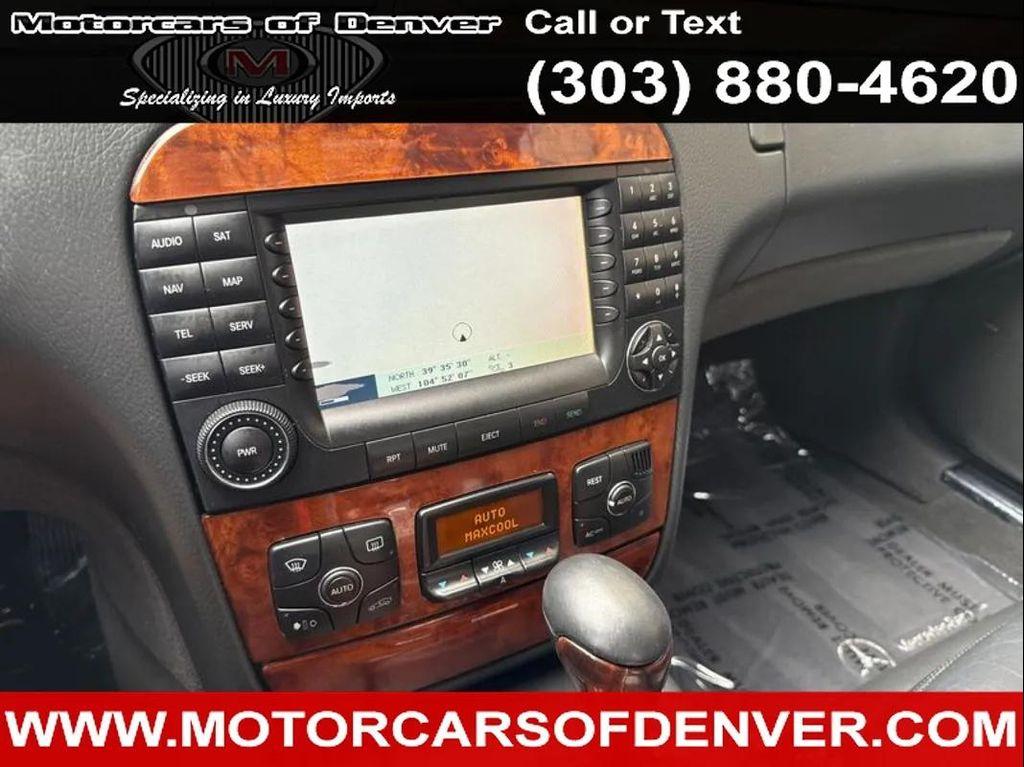 used 2004 Mercedes-Benz S-Class car, priced at $7,988