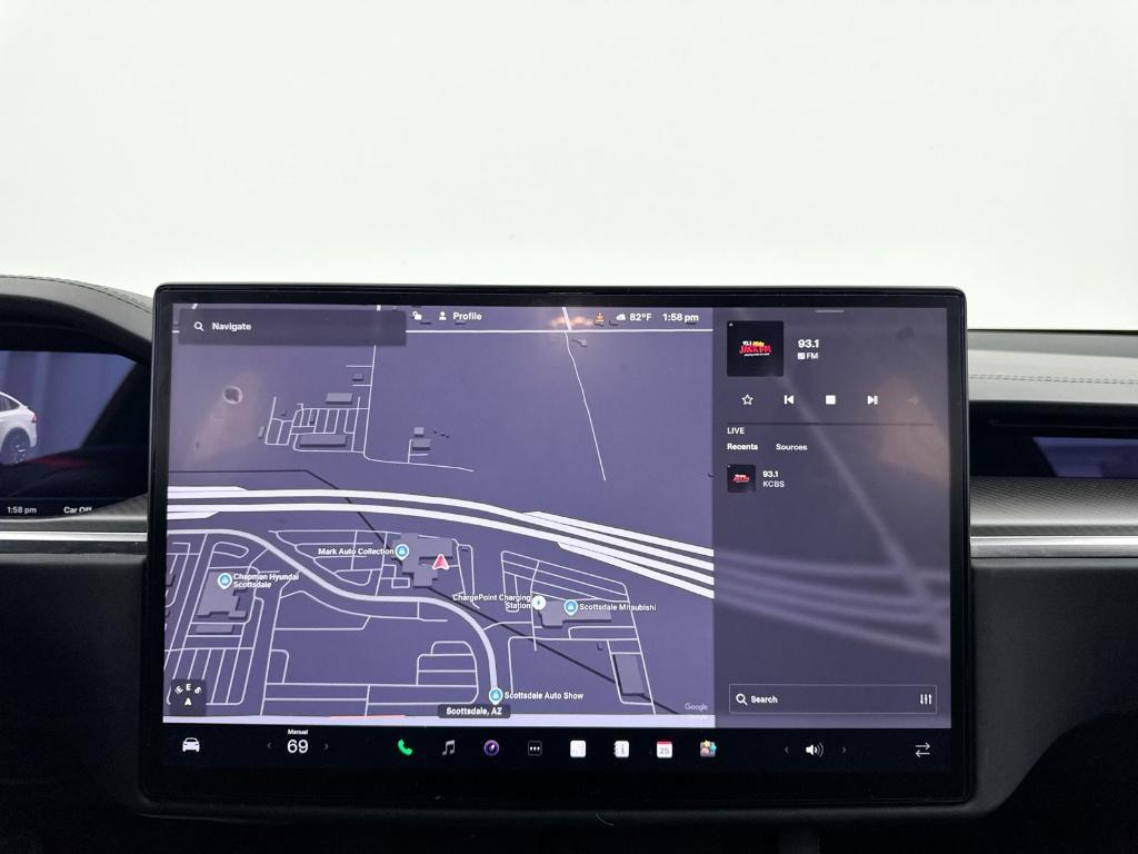 used 2022 Tesla Model X car, priced at $52,589