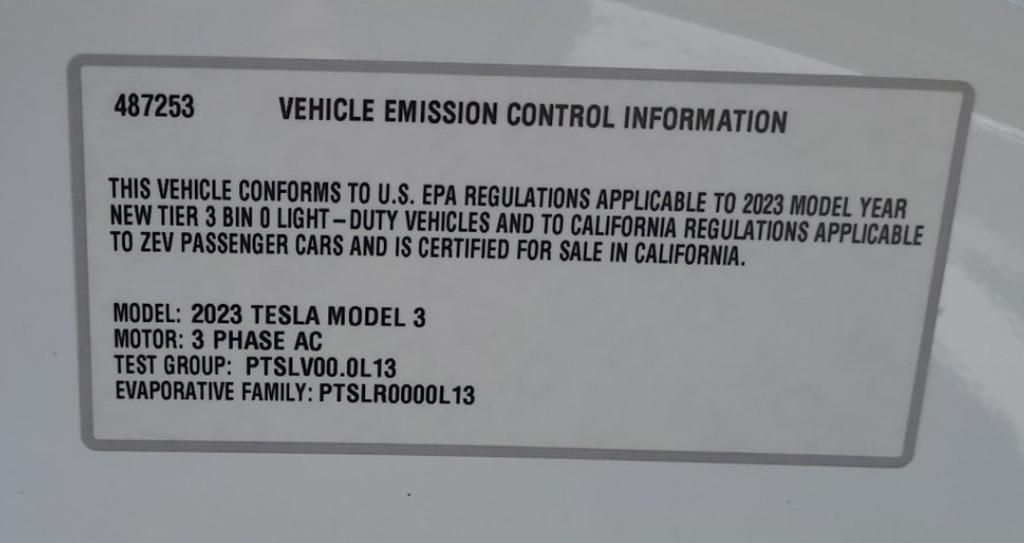 used 2023 Tesla Model 3 car, priced at $22,291