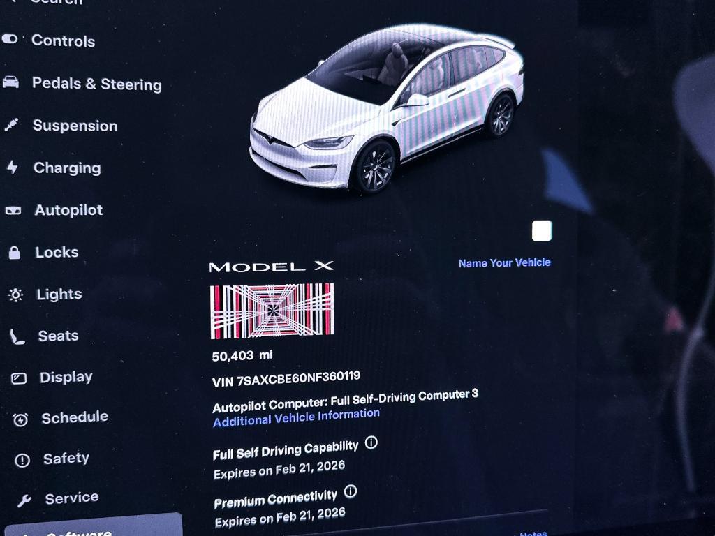 used 2022 Tesla Model X car, priced at $52,994