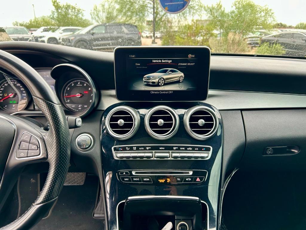 used 2017 Mercedes-Benz C-Class car, priced at $13,995