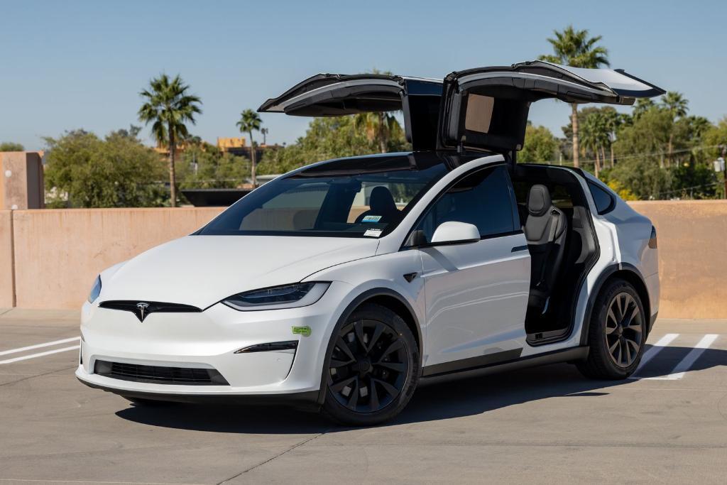 used 2023 Tesla Model X car, priced at $56,109
