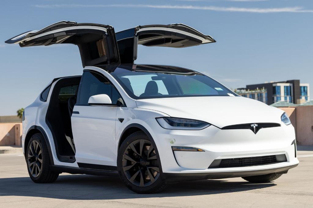 used 2023 Tesla Model X car, priced at $56,109