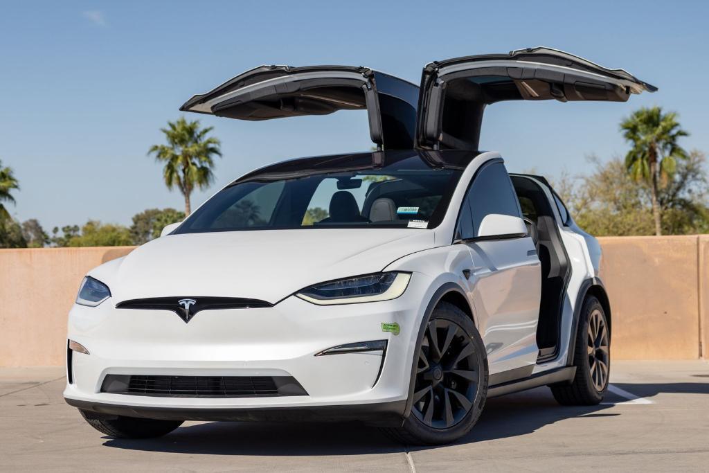 used 2023 Tesla Model X car, priced at $56,109