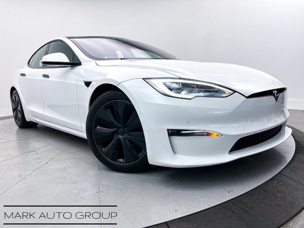 used 2021 Tesla Model S car, priced at $49,492