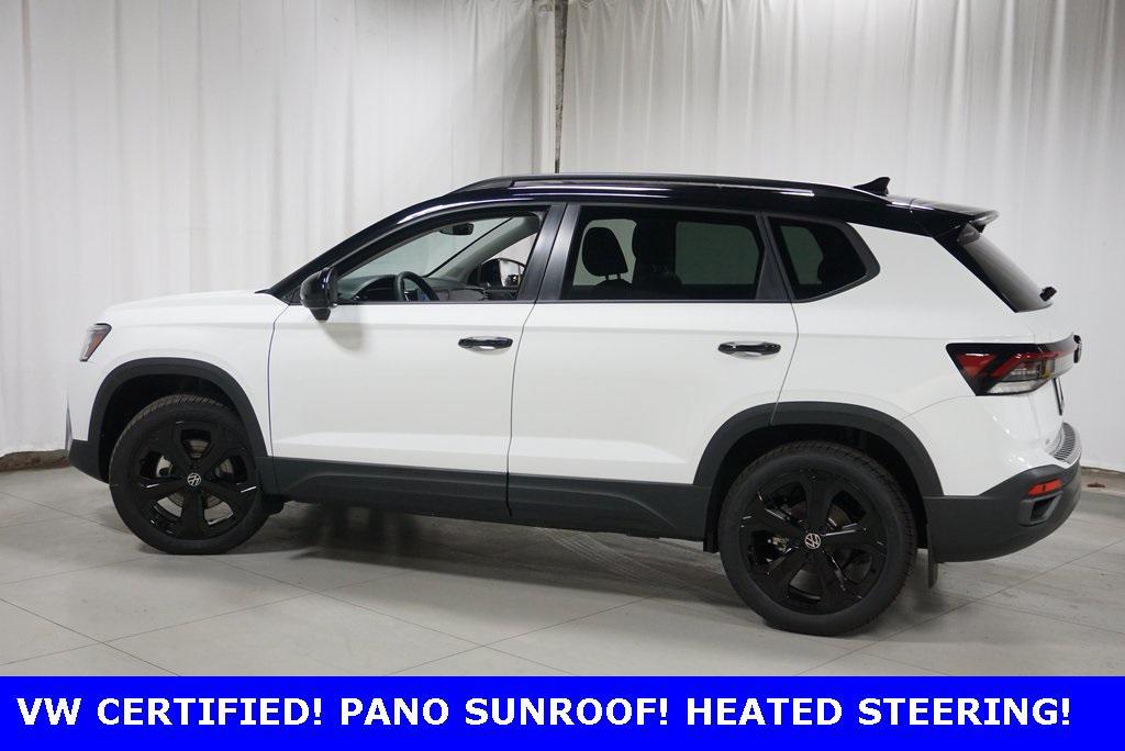 used 2025 Volkswagen Taos car, priced at $27,490